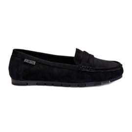 Mocassini da donna in ecopelle scamosciata Big Star NN274929 Memory Foam System neri nero