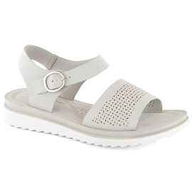 Sandali traforati grigi da donna Sergio Leone SK082H grigio