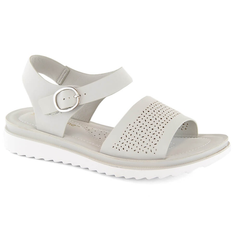 Sandali traforati grigi da donna Sergio Leone SK082H grigio
