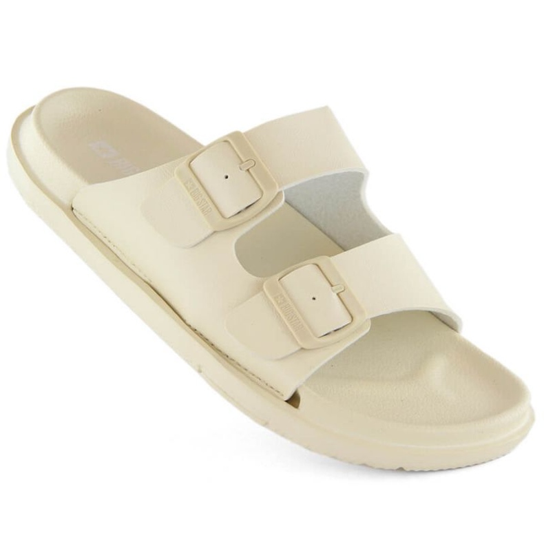 Infradito Big Star W INT2004C in schiuma con fibbie, beige