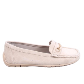 Mocassini da donna in camoscio Sourd Beige