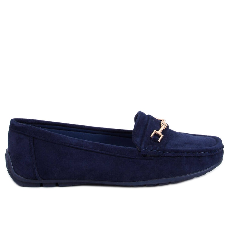 Mocassini da donna in camoscio Sourd Navy blu