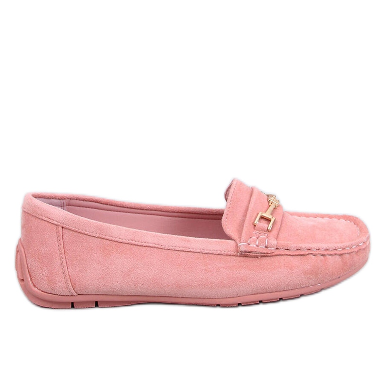 Mocassini da donna in camoscio Sourd Pink rosa