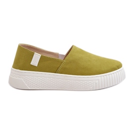 Big Star Scarpe da ginnastica con plateau da donna NN276008 Memory Foam System Lime verde