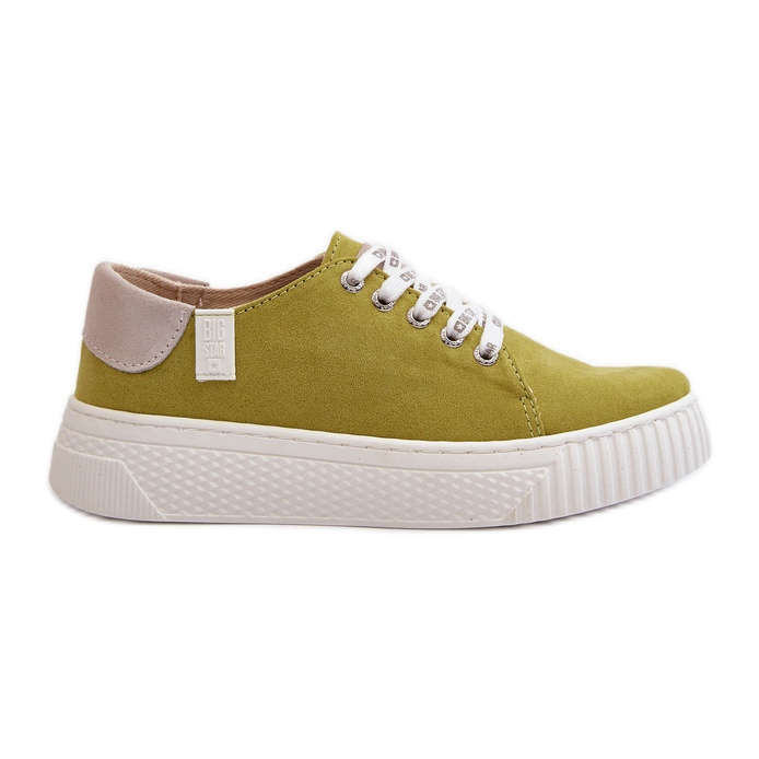 Scarpe da ginnastica da donna Memory Foam System Big Star NN276003 Lime verde