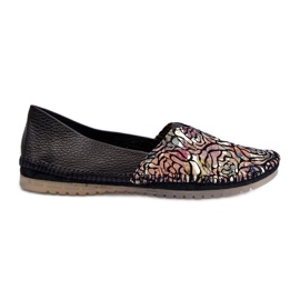 Ballerine in pelle da donna Maciejka 1930B-01 Nere nero