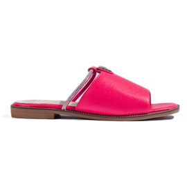 Ciabatte piatte rosa da donna