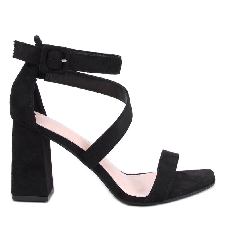 Savoy Sandali neri con tacco alto nero