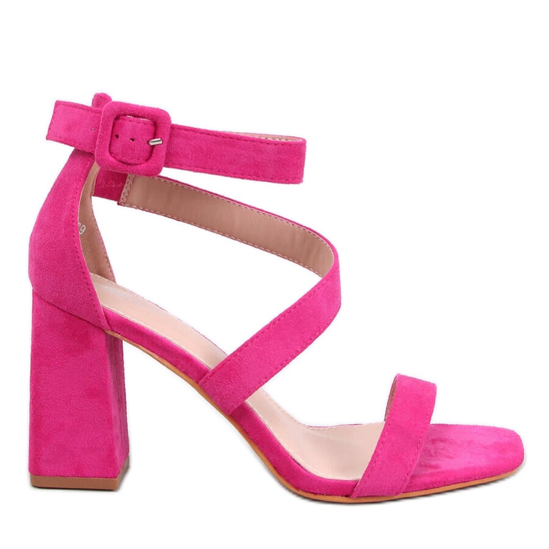 Sandali Savoy Fucsia con tacco alto rosa