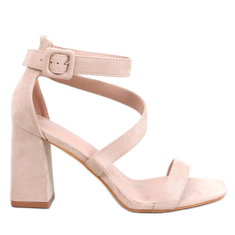 Sandali Savoy Beige con tacco alto