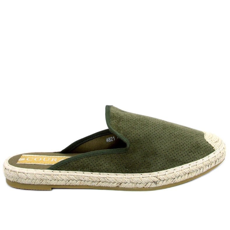 Ciabatte da donna espadrillas Carmen Green verde