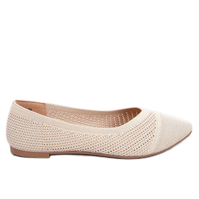 Sotty Ballerine traforate mandorla Beige