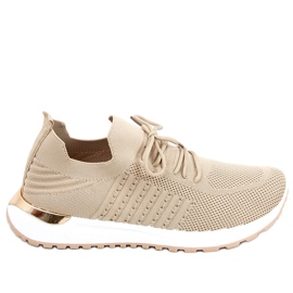 Sneaker a calzino Lars D.BEIGE