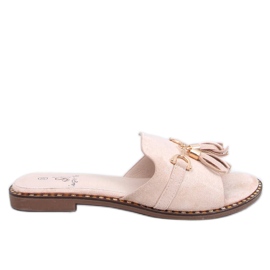 Infradito Lapierr Beige con frange