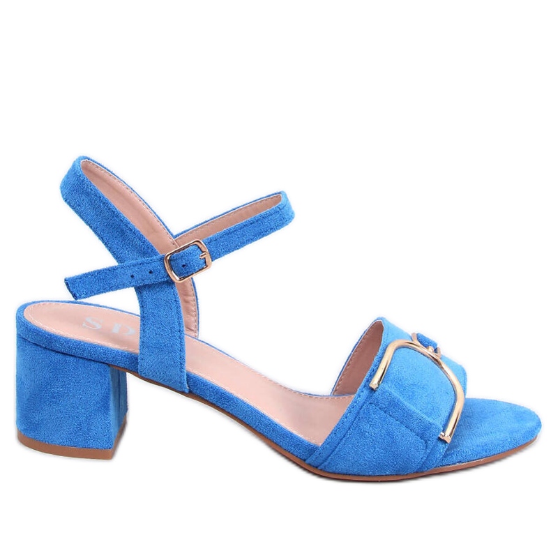 Sandali bassi con tacco Parisy Blue