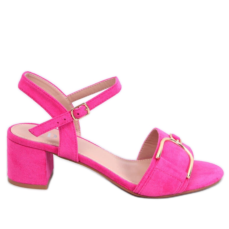 Sandali Parisy Fucsia con tacco basso rosa
