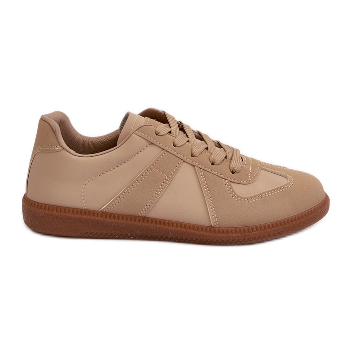 Sneakers Basse da Donna Treccia Beige