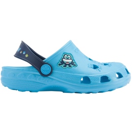 Zoccoli Coqui Little Frog 8701-100-1821A/8701-100-1821 blu
