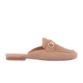 Marco Shoes Mulo di Amarga beige