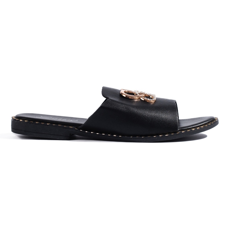 Eleganti infradito da donna nere nero