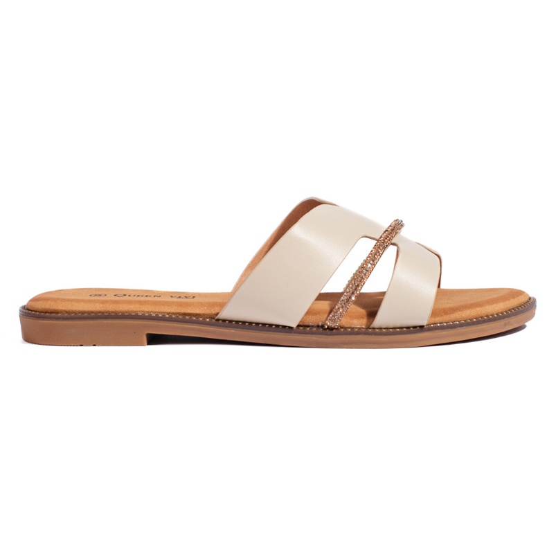 Eleganti infradito da donna beige