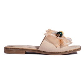 Infradito classiche da donna beige