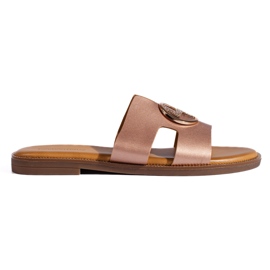 Infradito basse da donna color oro d'oro