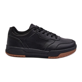 Sneakers da Uomo Realizzate in Eco Pelle Nera Radikalle nero