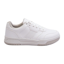 Sneakers da Uomo Realizzate in Eco Pelle Bianca Radikalle bianco