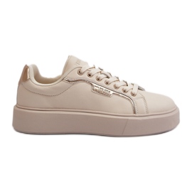 Sneakers da donna Big Star NN274334 Sistema Memory Foam Beige