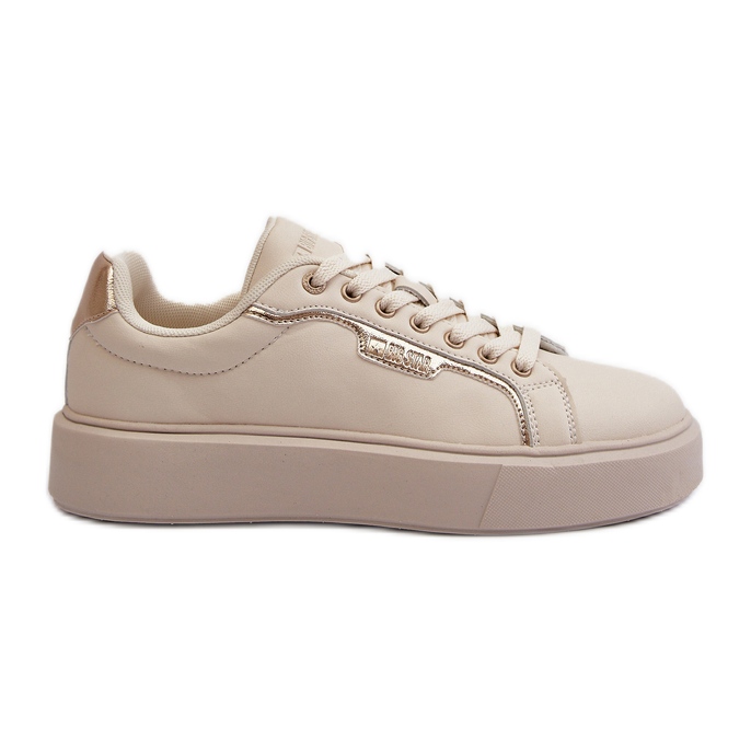 Sneakers da donna Big Star NN274334 Sistema Memory Foam Beige