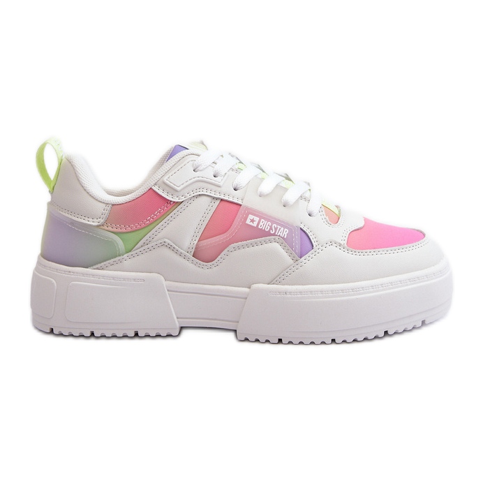 Sneakers da donna Big Star NN274359 Memory Foam System Multicolor bianca