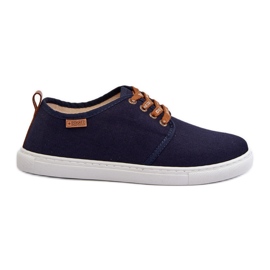 Sneakers da uomo Big Star NN176002 Sistema Memory Foam Blu Navy