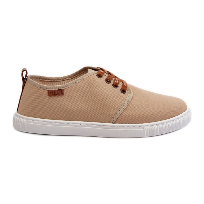 Sneakers da Uomo Big Star NN176001 Sistema Memory Foam Beige