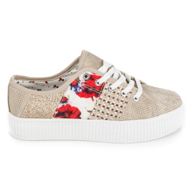 Kylie Sneakers da donna sulla piattaforma marrone