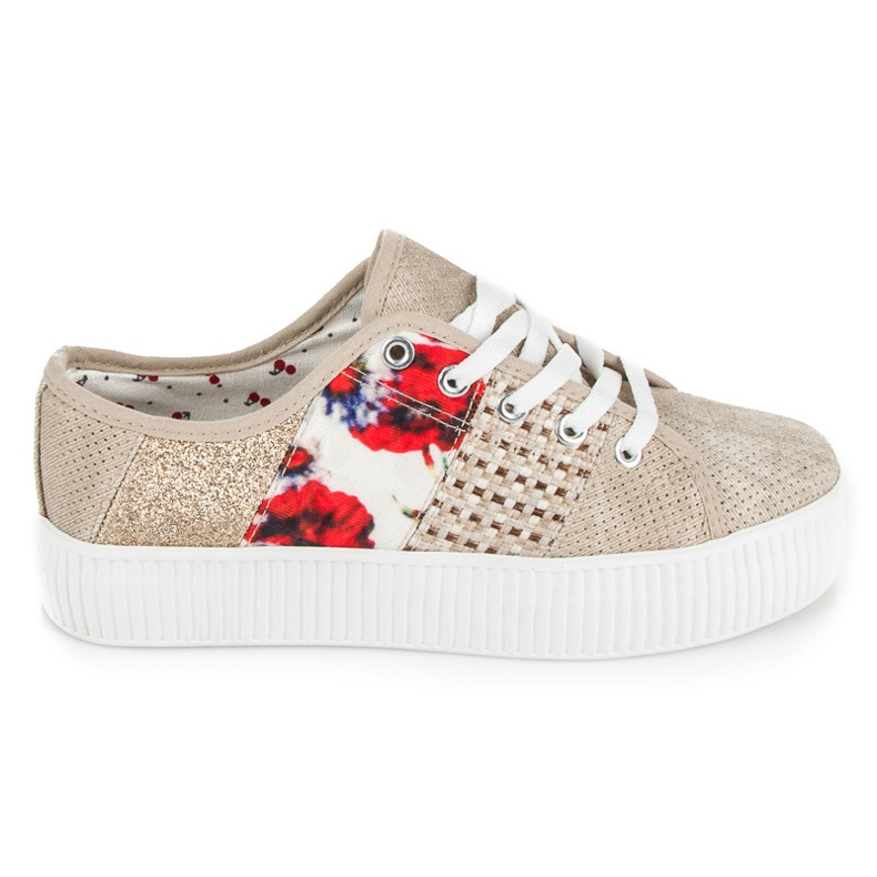 Kylie Sneakers da donna sulla piattaforma marrone