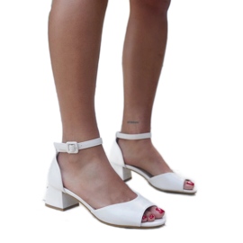 Sandali con tacco alto e sottopiede in pelle Sirin beige