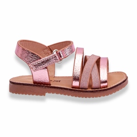 Sandali per bambini con strisce rosa