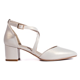 Décolleté bianche da donna di Sergio Leone bianco