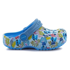 Infradito Crocs Disney Stitch Classic Clog 209471-4TB per bambini blu