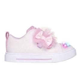 Scarpe Skechers Glitter Gems 314778N Wpk bianco
