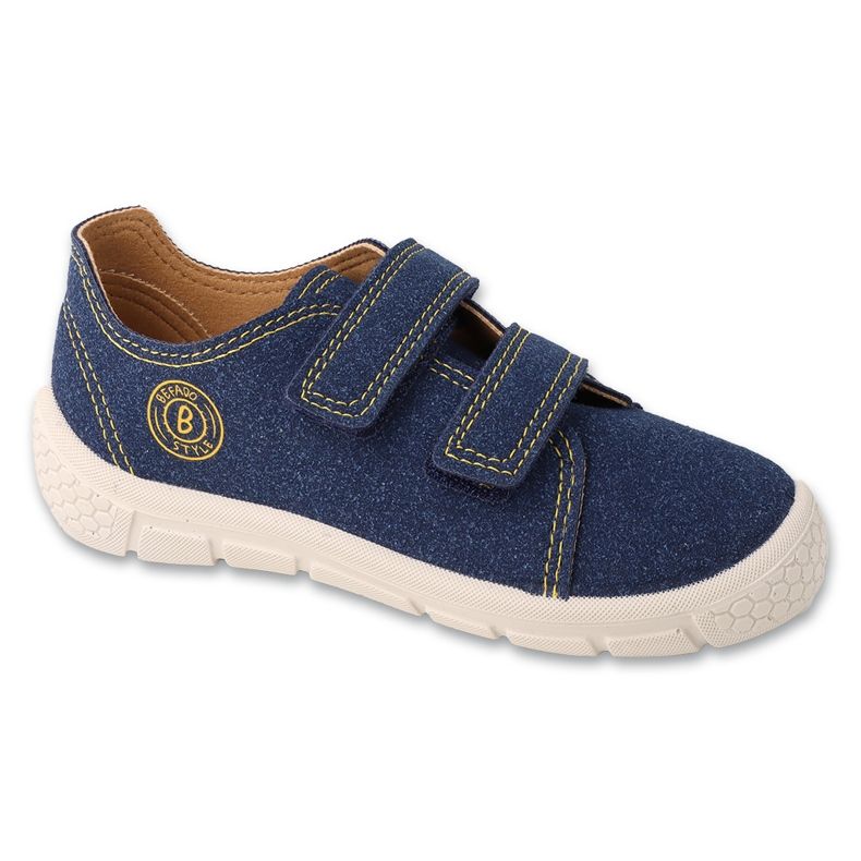 Inserto in pelle sportiva per bambini Befado 909X006 blu navy