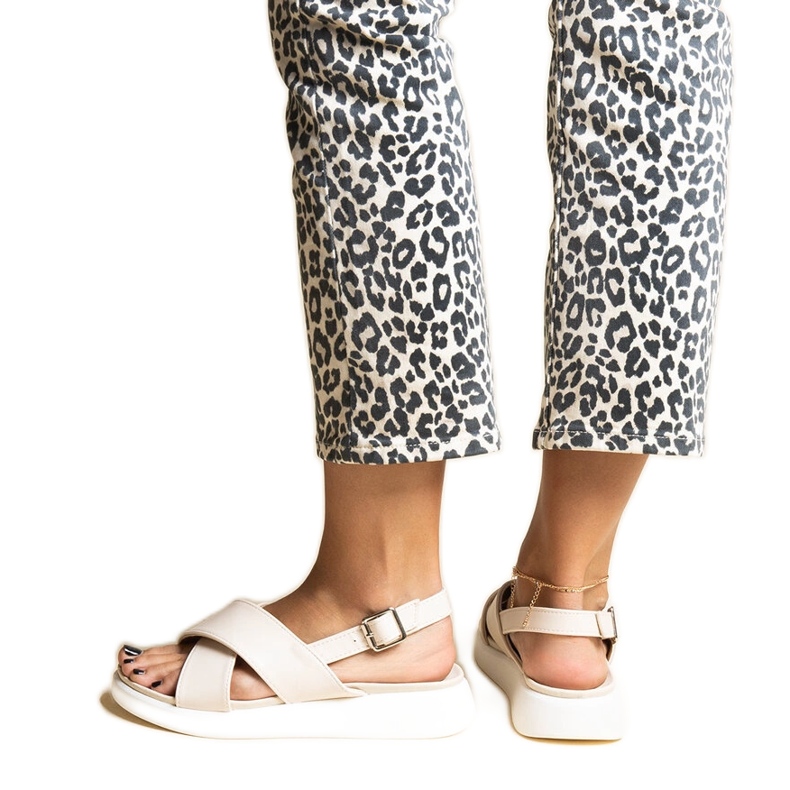 Sandali con plateau Burnet beige