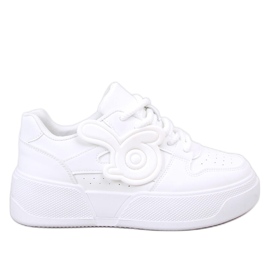 Scarpe da ginnastica con plateau Broady Allwhite bianco