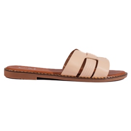 Infradito classiche da donna beige