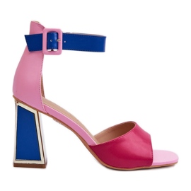Sandali Eleganti Con Tacco Alto Da Donna, Rosa Rosazara