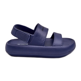 Sandali leggeri in schiuma con velcro ProWater PRO-24-05-01K Blu navy