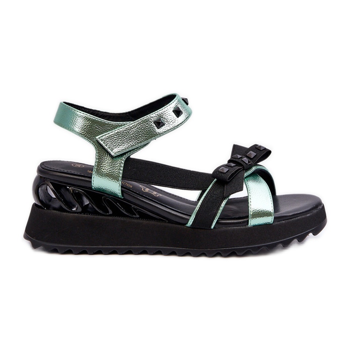 S.Barski Sandali Con Fiocco Da Donna D&amp;A CR956 Verde