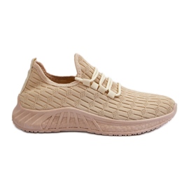 Scarpe sportive leggere in tessuto da donna Beige Xalara