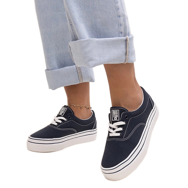 Scarpe da ginnastica blu navy Big Star LL274233